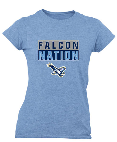 Liberty Falcons Nation #1 Women's SS T-Shirt