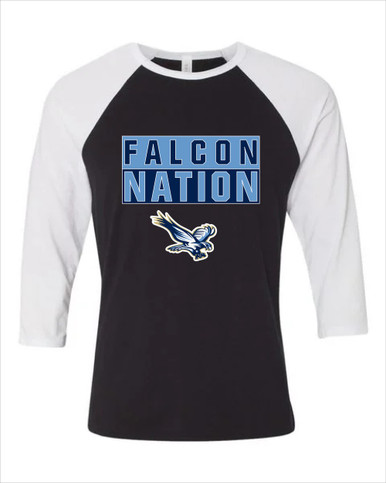 Liberty Falcons Nation #1 Men's Baseball T-Shirt