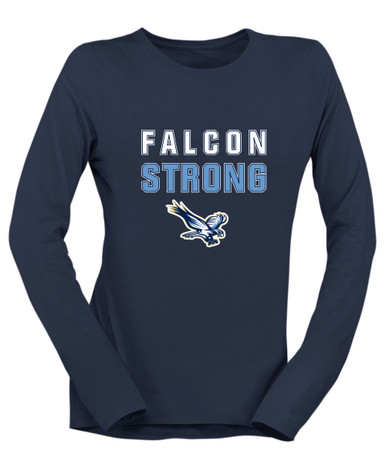 Liberty Falcons Strong #2 Women's LS T-Shirt