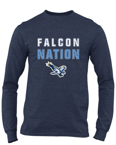Liberty Falcons Nation #2 Men's LS T-Shirt