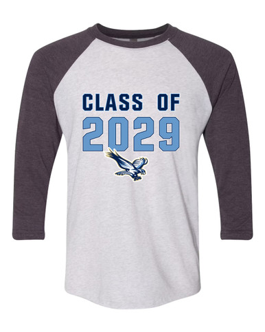 Liberty Falcons Class of 2029 Men's Baseball T-Shirt