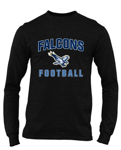 Liberty Falcons Football #1 Men's LS T-Shirt