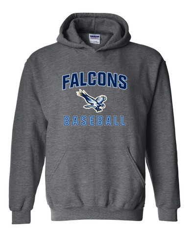 Liberty Falcons Baseball #1 Men's Hoodie