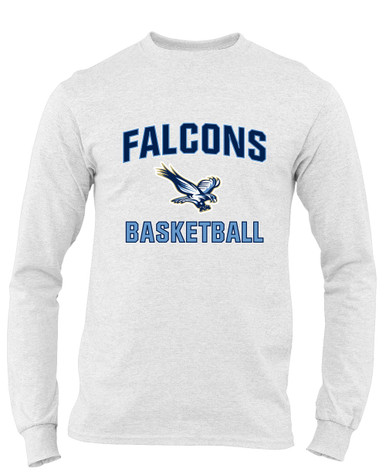 Liberty Falcons Basketball #1 Men's LS T-Shirt