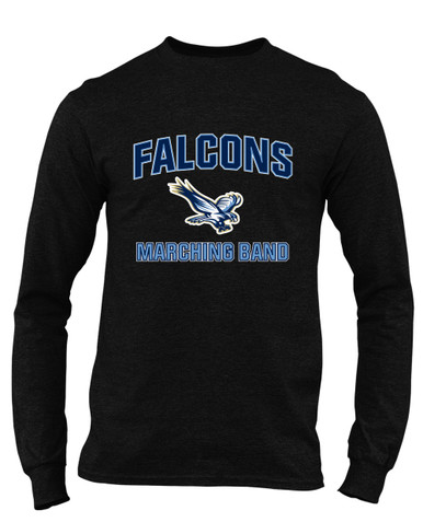 Liberty Falcons Marching Band Men's LS T-Shirt