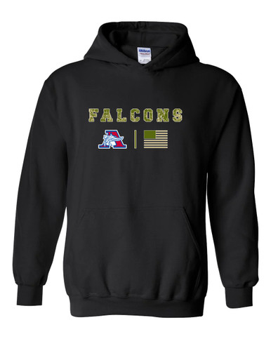 Armstrong Falcons Camo Flag Men's Hoodie