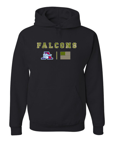 Armstrong Falcons Camo Flag Men's Premium Hoodie