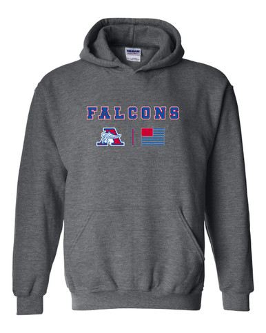 Armstrong Falcons Team Colors Flag Men's Hoodie