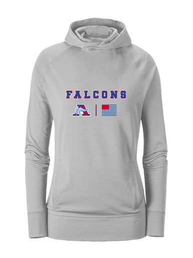 Armstrong Falcons Team Colors Flag Women's Hoodie