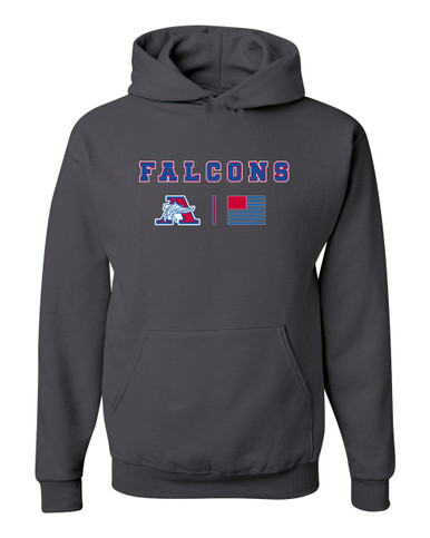 Armstrong Falcons Team Colors Flag Men's Premium Hoodie