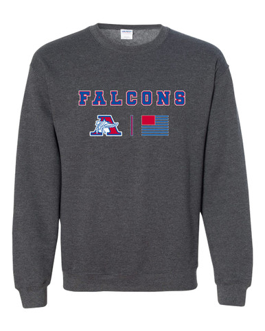 Armstrong Falcons Team Colors Flag Men's Sweatshirt