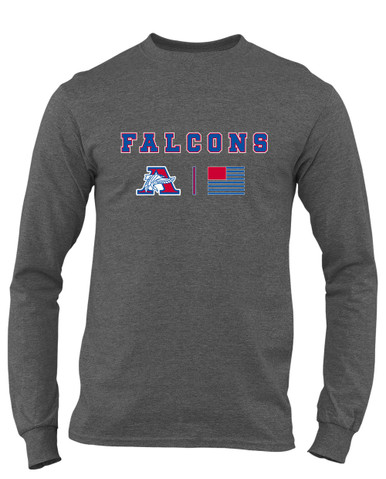 Armstrong Falcons Team Colors Flag Men's Premium LS T-Shirt