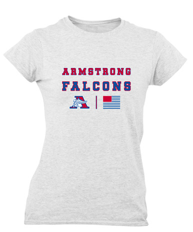Armstrong Falcons Spirit Flag Women's Premium SS T-Shirt