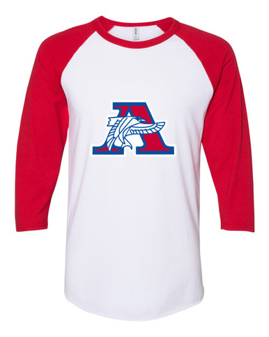 Armstrong Falcons Mascot #1 Women's Baseball T-Shirt