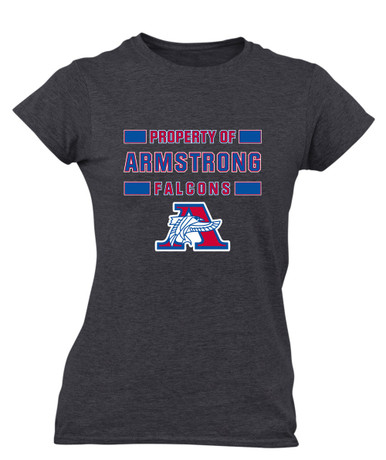 Armstrong Falcons Property Of Women's Premium SS T-Shirt