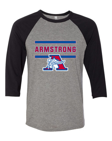 Armstrong Falcons Mascot #4 Women's Baseball T-Shirt