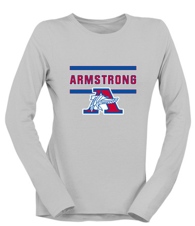 Armstrong Falcons Mascot #4 Women's LS T-Shirt