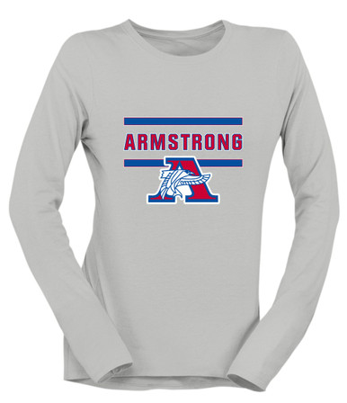 Armstrong Falcons Mascot #4 Women's Premium LS T-Shirt