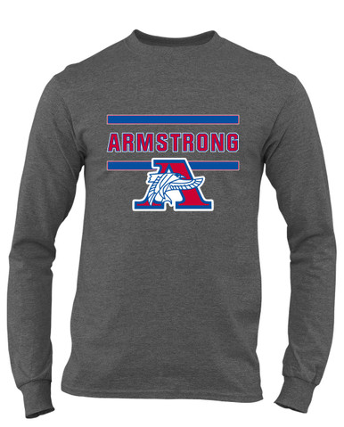 Armstrong Falcons Mascot #4 Men's LS T-Shirt