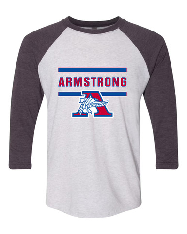 Armstrong Falcons Mascot #4 Men's Baseball T-Shirt
