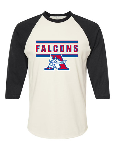 Armstrong Falcons Mascot #5 Women's Baseball T-Shirt
