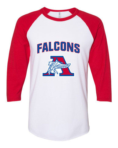 Armstrong Falcons Mascot #6 Women's Baseball T-Shirt