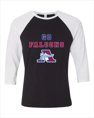 Armstrong Falcons Go Team Women's Baseball T-Shirt