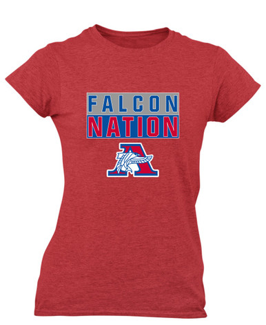 Armstrong Falcons Nation #1 Women's Premium SS T-Shirt