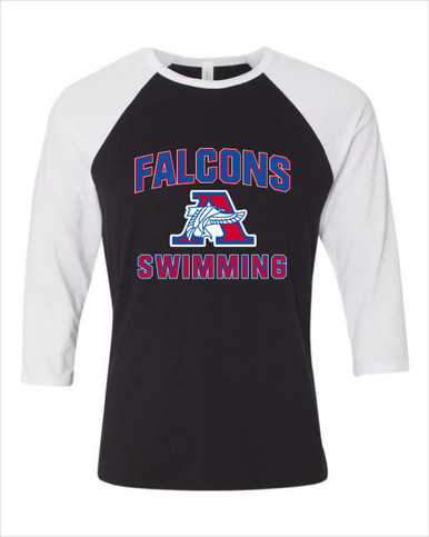 Armstrong Falcons Swimming Women's Baseball T-Shirt