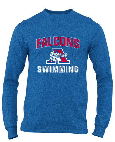Armstrong Falcons Swimming Men's LS T-Shirt