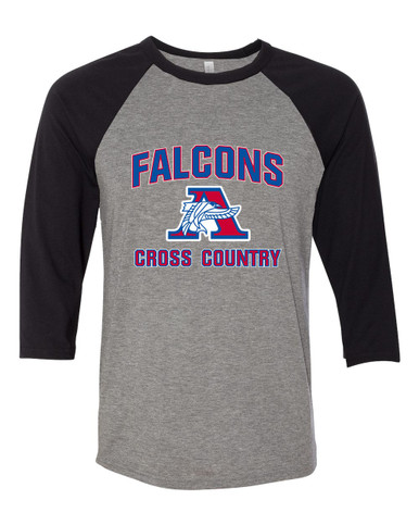 Armstrong Falcons Cross Country Men's Baseball T-Shirt