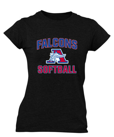 Armstrong Falcons Softball #1 Women's SS T-Shirt