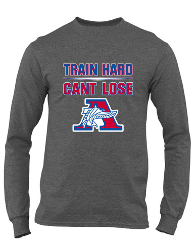 Armstrong Falcons Train Hard, Can't Lose Men's LS T-Shirt