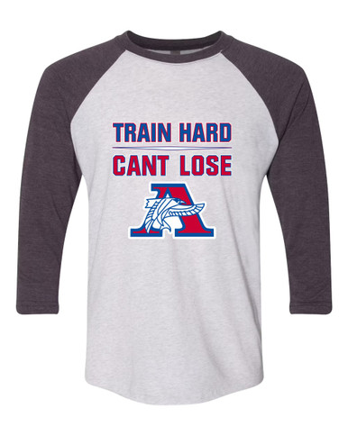 Armstrong Falcons Train Hard, Can't Lose Men's Baseball T-Shirt