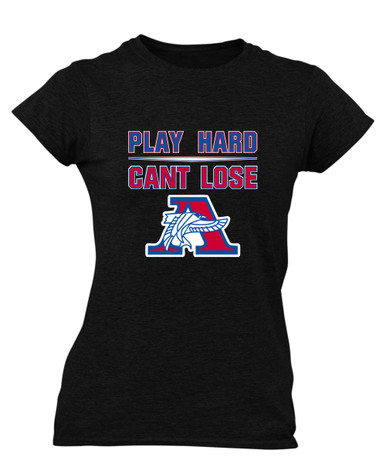 Armstrong Falcons Play Hard, Can't Lose Women's SS T-Shirt