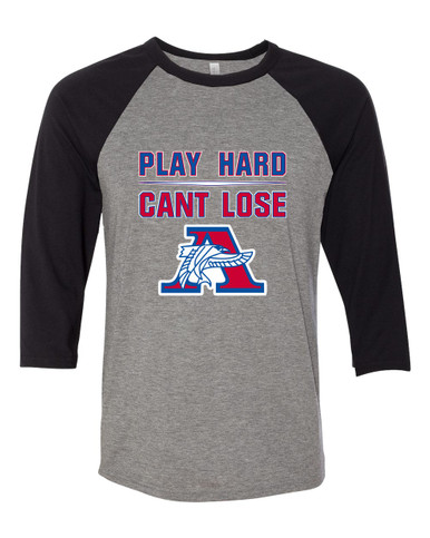 Armstrong Falcons Play Hard, Can't Lose Men's Baseball T-Shirt