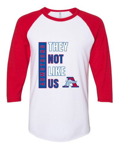 Armstrong Falcons They Not Like Us #1 Men's Baseball T-Shirt