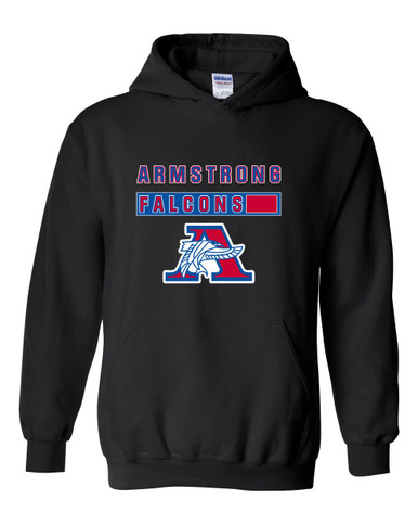 Armstrong Falcons Mascot #7 Men's Hoodie