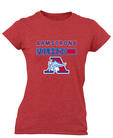 Armstrong Falcons Mascot #7 Women's SS T-Shirt