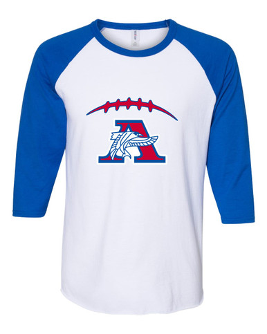 Armstrong Falcons Football #2 Women's Baseball T-Shirt