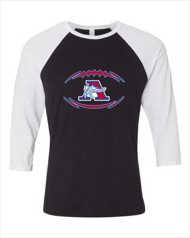 Armstrong Falcons Football #3 Women's Baseball T-Shirt