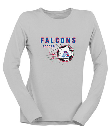Armstrong Falcons Soccer #2 Women's LS T-Shirt