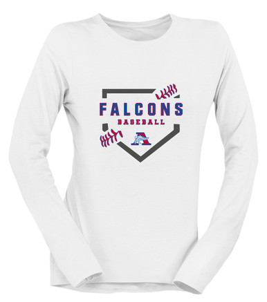 Armstrong Falcons Baseball #2 Women's LS T-Shirt