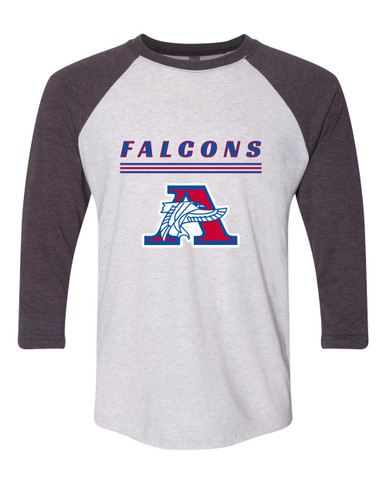 Armstrong Falcons Mascot #8 Men's Baseball T-Shirt