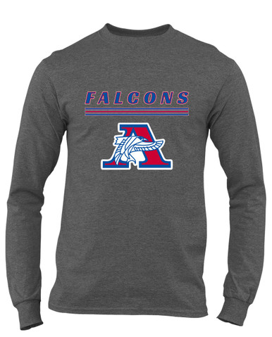 Armstrong Falcons Mascot #8 Men's Premium LS T-Shirt