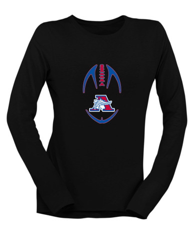 Armstrong Falcons Football #4 Women's Premium LS T-Shirt