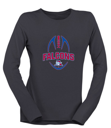Armstrong Falcons Football #5 Women's Premium LS T-Shirt