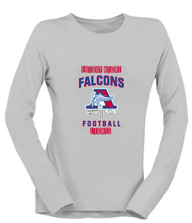 Armstrong Falcons Football #6 Women's LS T-Shirt