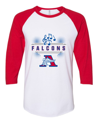 Armstrong Falcons Band # 3 Men's Baseball T-Shirt