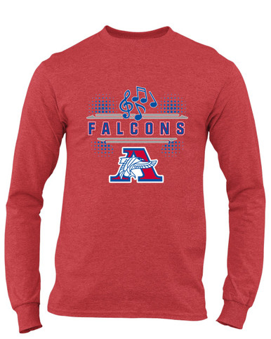 Armstrong Falcons Band # 3 Men's LS T-Shirt